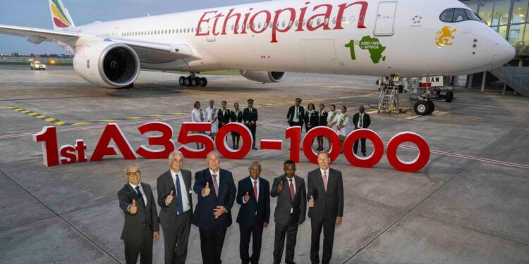 Ethiopian Airlines Boosts African Network with New Airbus A350s